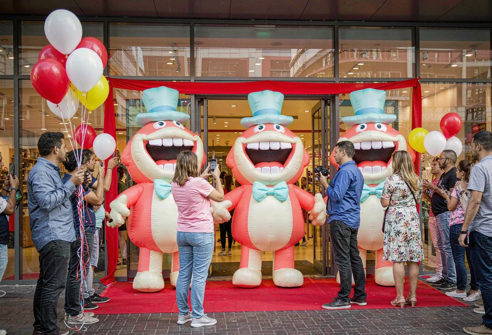 Mascot project delivered to a retail chain