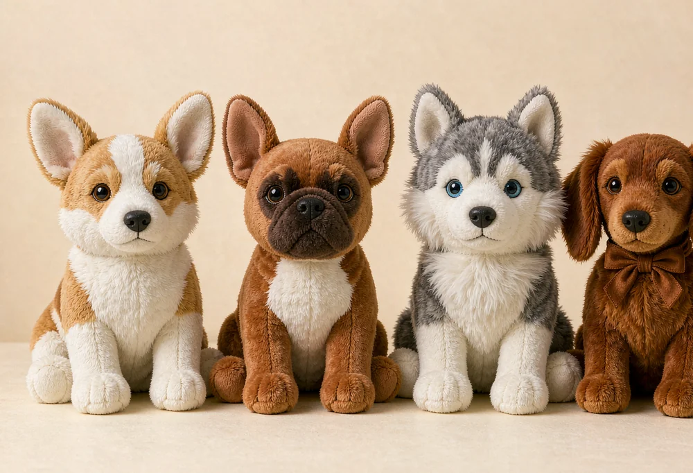 Custom pet plush production run