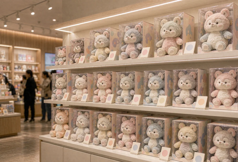 Collectible plush series for IP owners