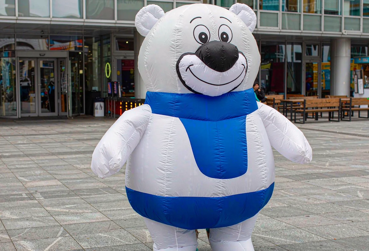 Custom inflatable advertising walking costume